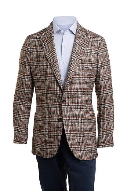 Sartorio Checked Wool-Alpaca Sport Jacket