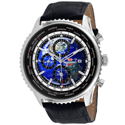 Seapro Reloj para hombre Meridian World Timer GMT