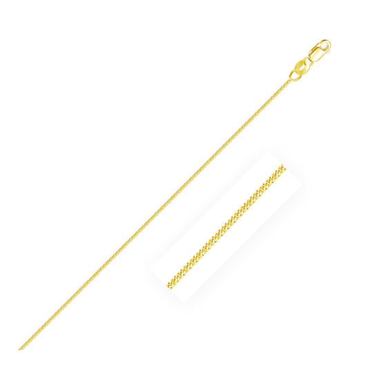 Cadena Gourmette de Oro Amarillo de 10k 1.0mm