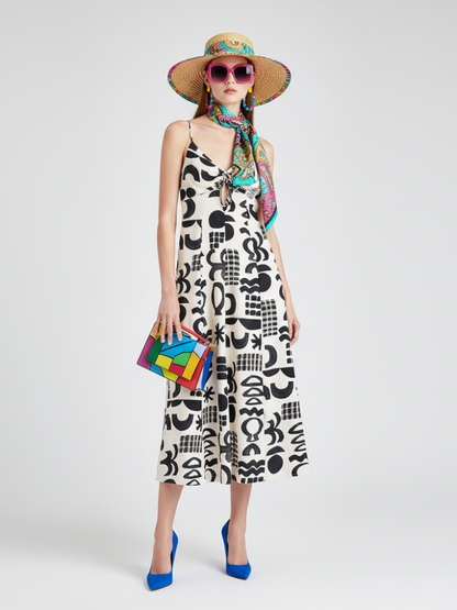 Vestido floral acampanado, Dumbo | Mujeres - BYMANYC ® New York