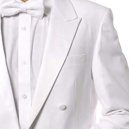 Premium A201 Regular Fit White Tail Tuxedo