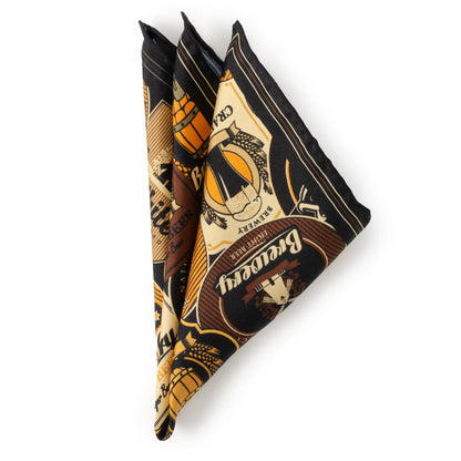 Pañuelo de Bolsillo Múltiple Negro para Aficionado a la Cerveza