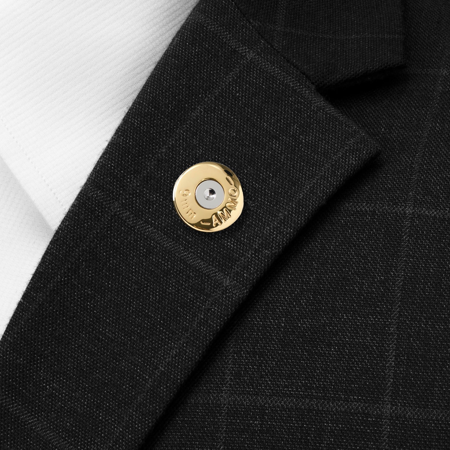 Bullet Silver Lapel Pin - My Men's Shop
