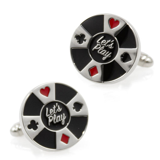 Poker Chip Cufflinks - My Men's Shop