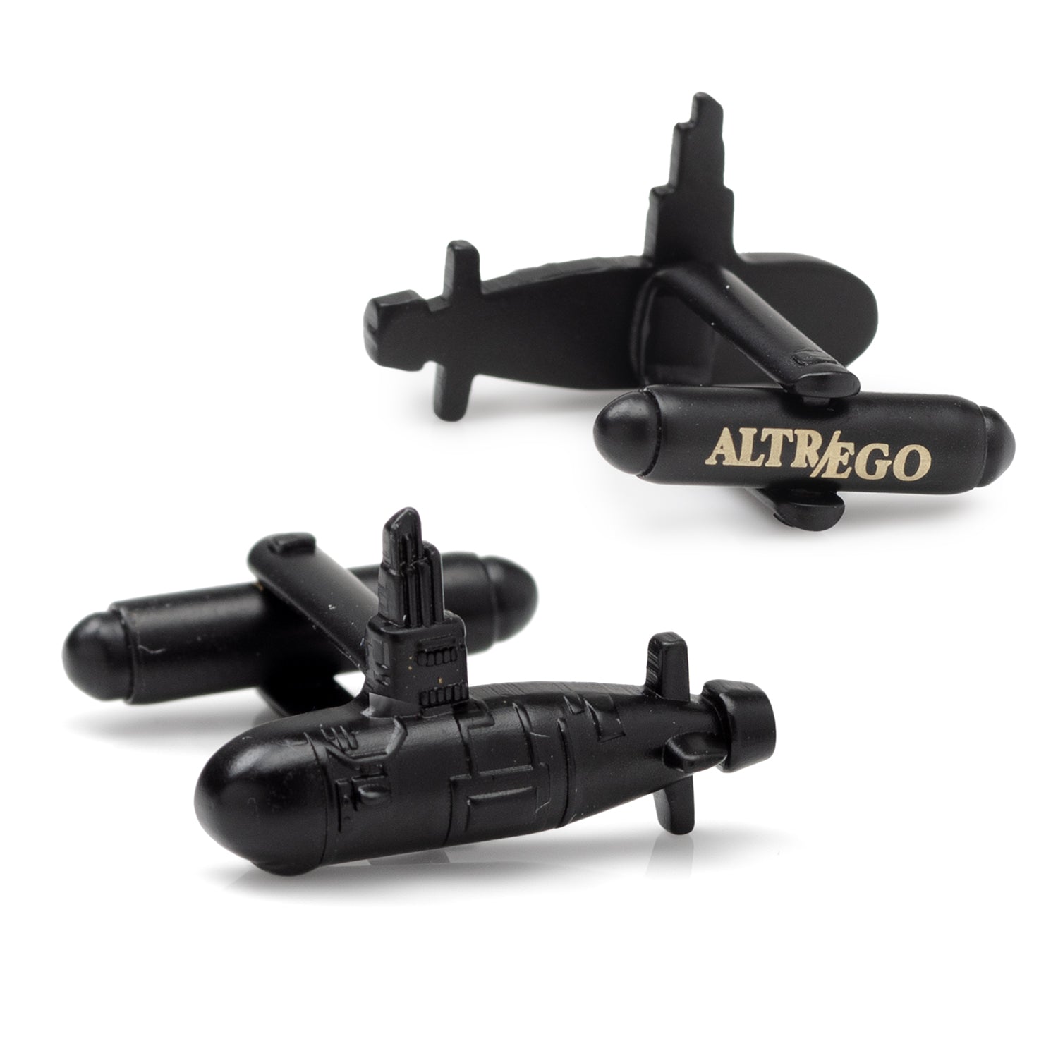 US Submarine Black 3D Cufflinks - My Men's Shop