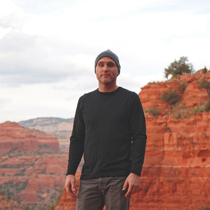 Lightweight - Ticonderoga Men's Crew 100% Merino Wool - My Men's Shop
