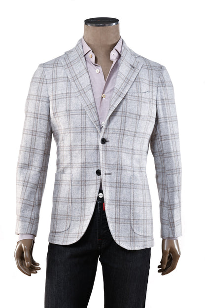 Sartorio Windowpane Cashmere Sport Jacket