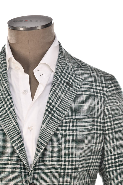 Sartorio Glen Check Plaid Wool-Silk Sport Jacket