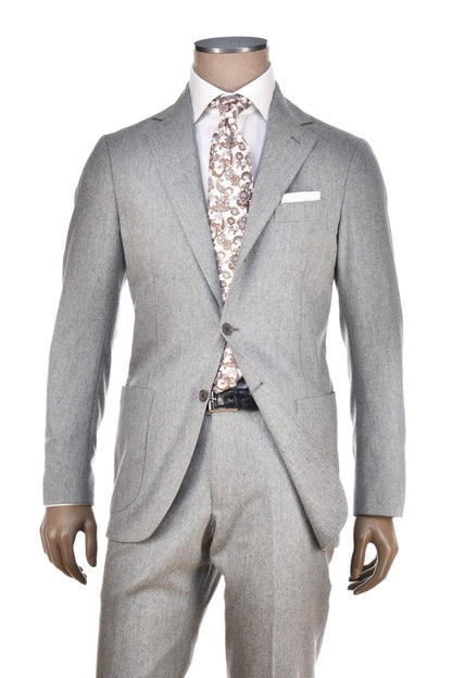 Sartorio Marled Virgin Wool-Cashmere Suit