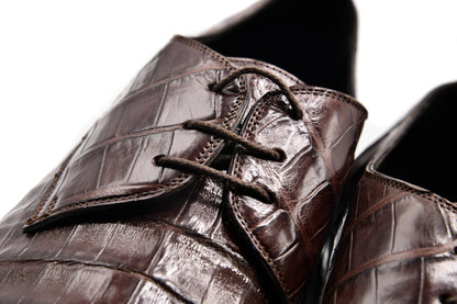 Castangia Crocodile Skin Shoes