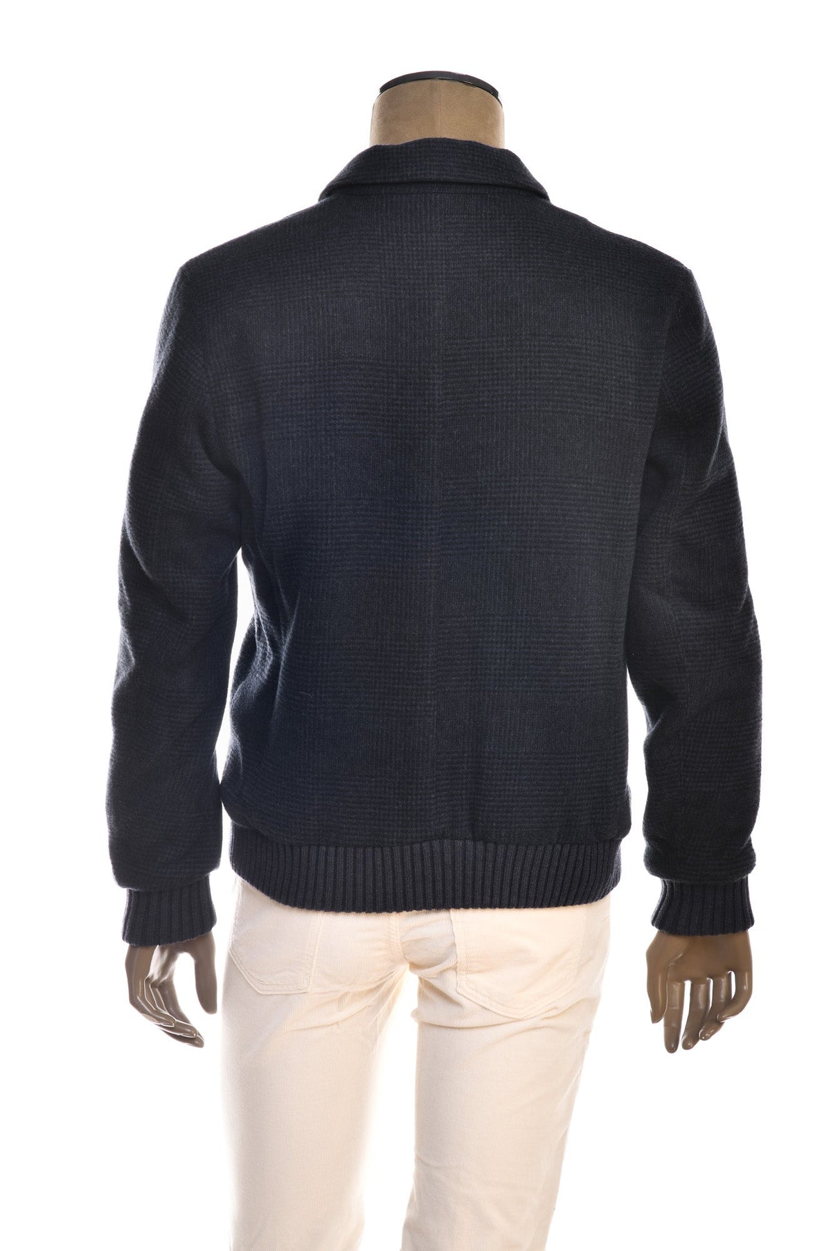 Kired by Kiton Brakk Prince of Wales Cashmere Reversible Jacket