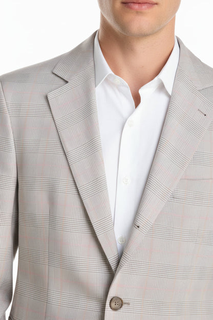 Brunello Cucinelli Glen Check Cotton Sport Jacket