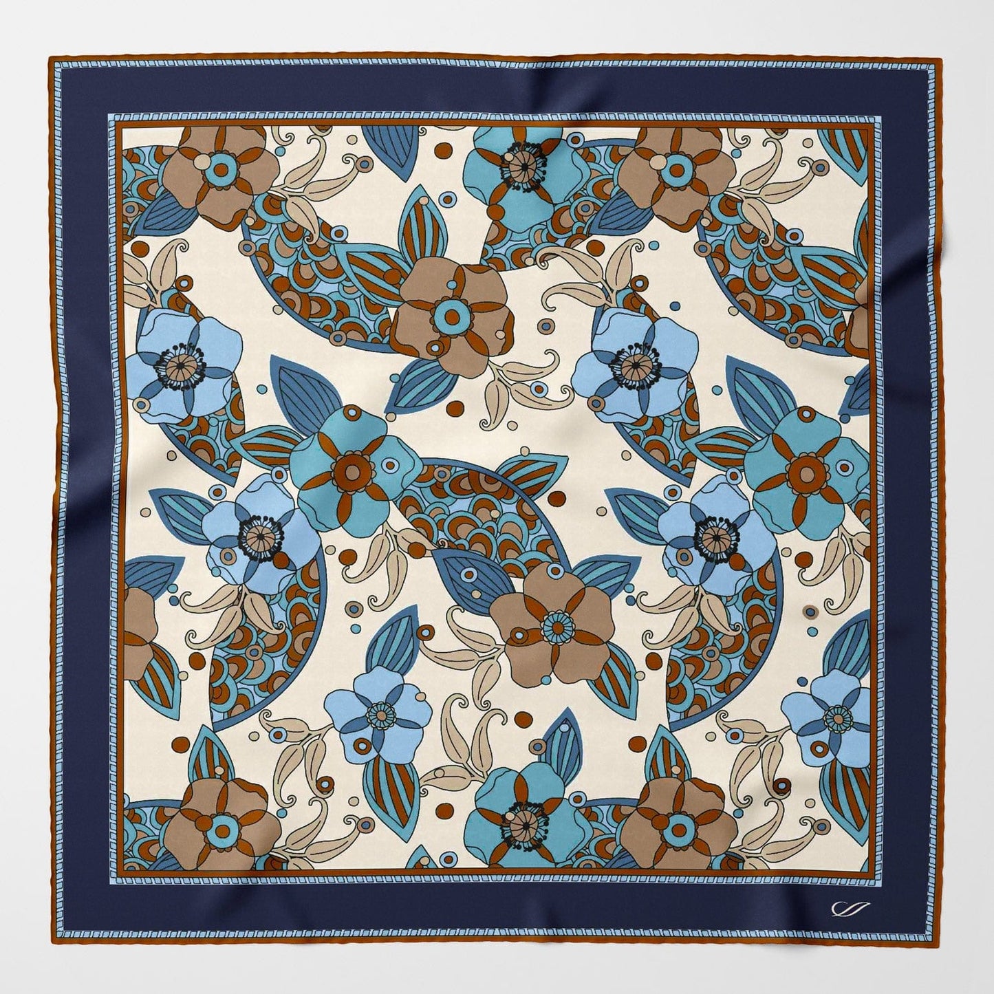 Lombardi - Silk Neckerchief - Blue