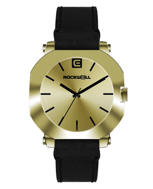 Reloj Apex (Dorado/Negro)