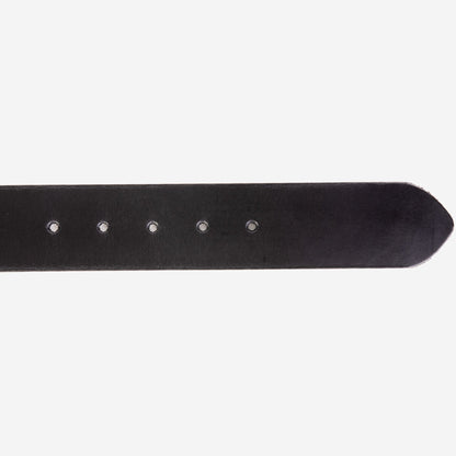 The Prime Black Leather Belt
