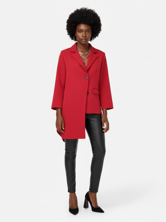 Asymmetric Suit Jacket For Women, Chelsea, BYMANYC New York.