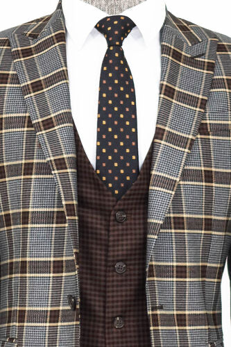 Ty-1422 MENS VESTED SUIT - My Men's Shop