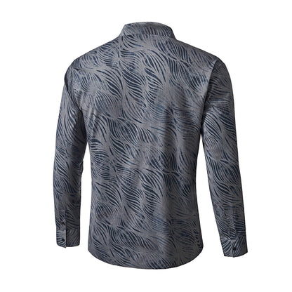 EcoFlex Stitchless LS Shirt NAVY - My Men's Shop