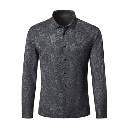 Midnight Medallion Stitchless Shirt BLACK - My Men's Shop
