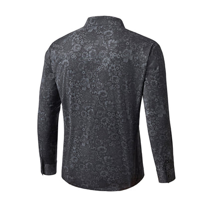 Midnight Medallion Stitchless Shirt BLACK - My Men's Shop