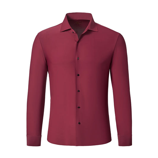 AeroFlex Stitchless LS Shirt WINE - My Men's Shop