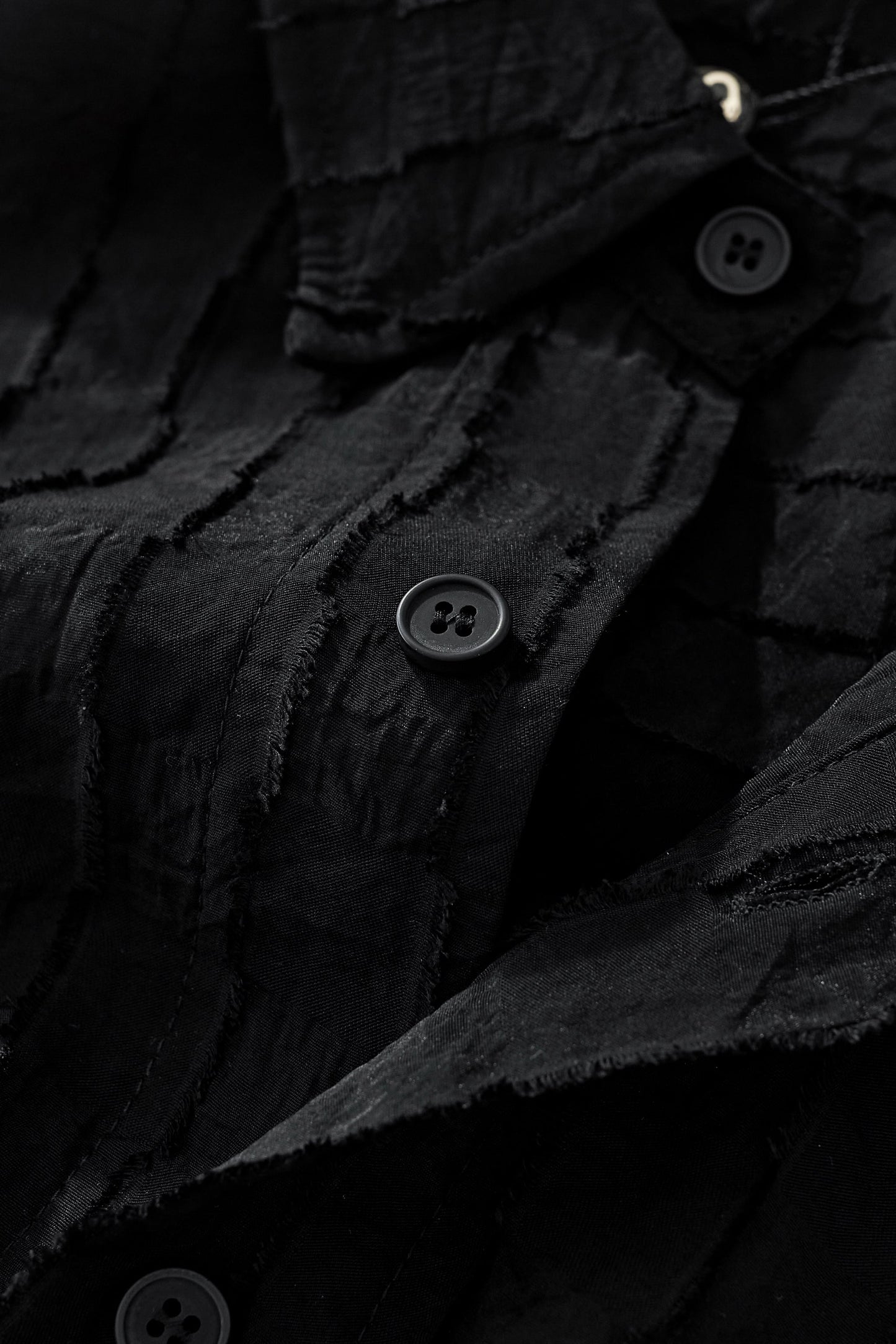 Haven Textured Long Sleeve Shirt BLACK