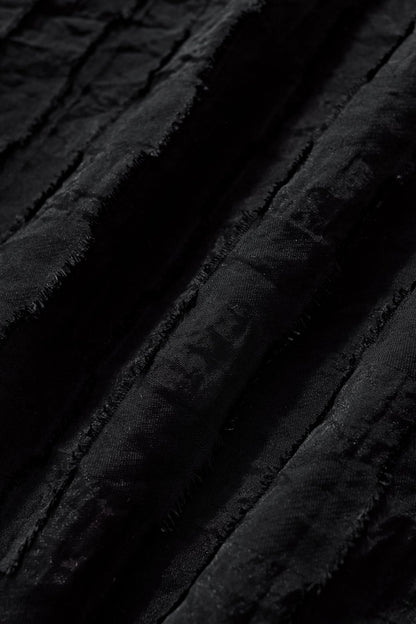 Haven Textured Long Sleeve Shirt BLACK