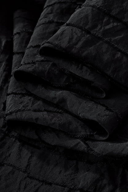 Haven Textured Long Sleeve Shirt BLACK