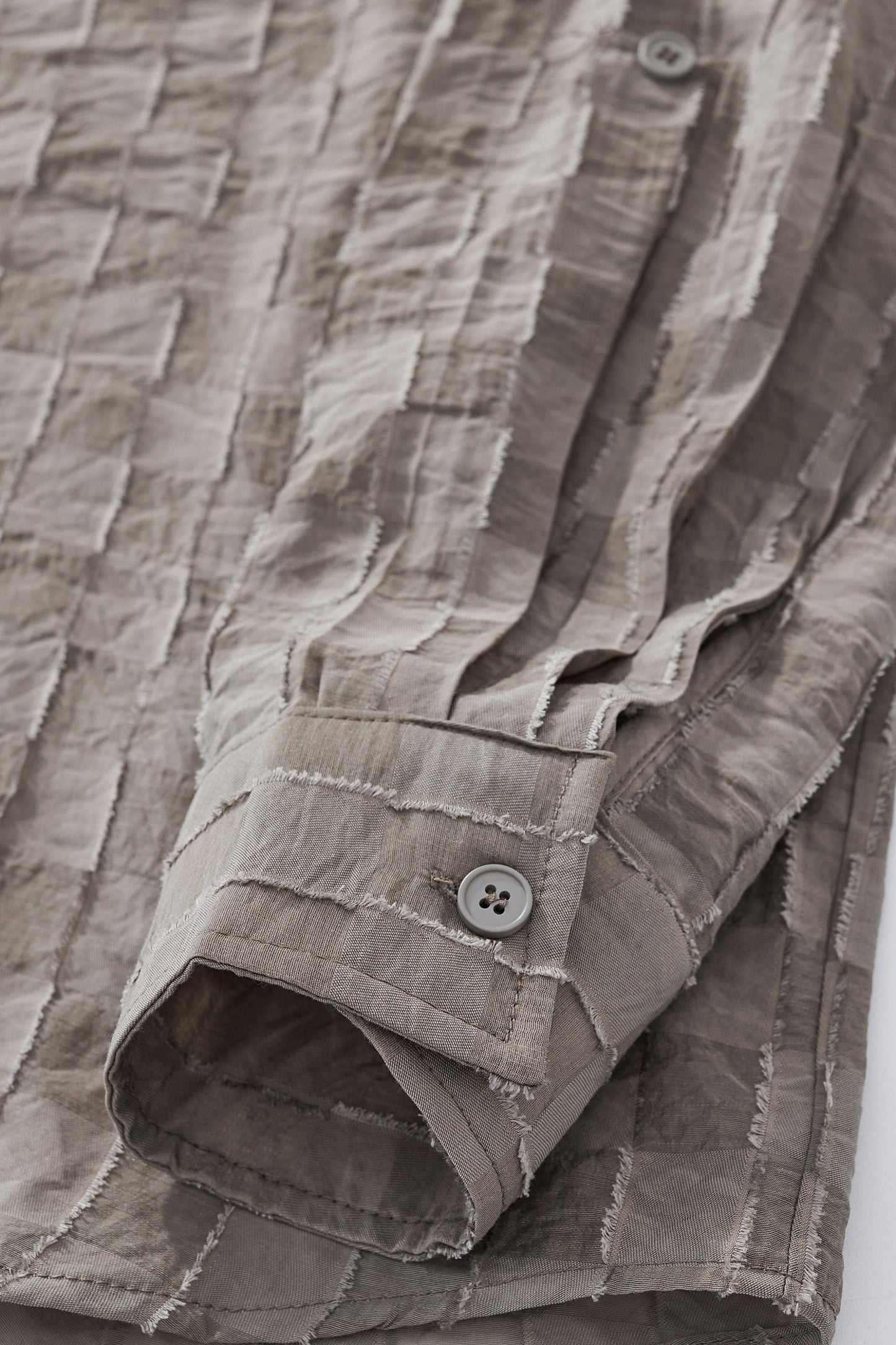 Haven Textured Long Sleeve Shirt GREY