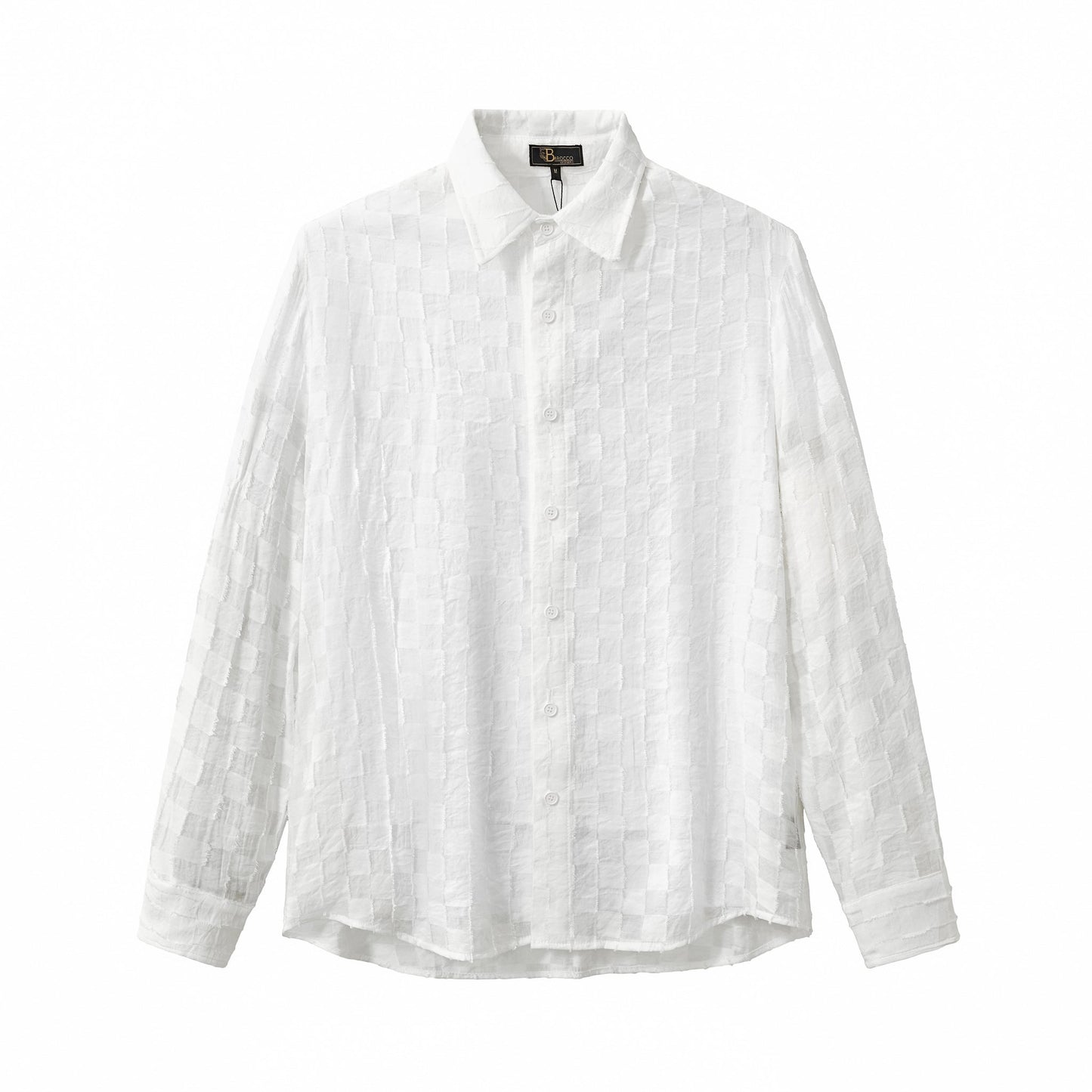 Haven Textured Long Sleeve Shirt WHITE - My Men's Shop