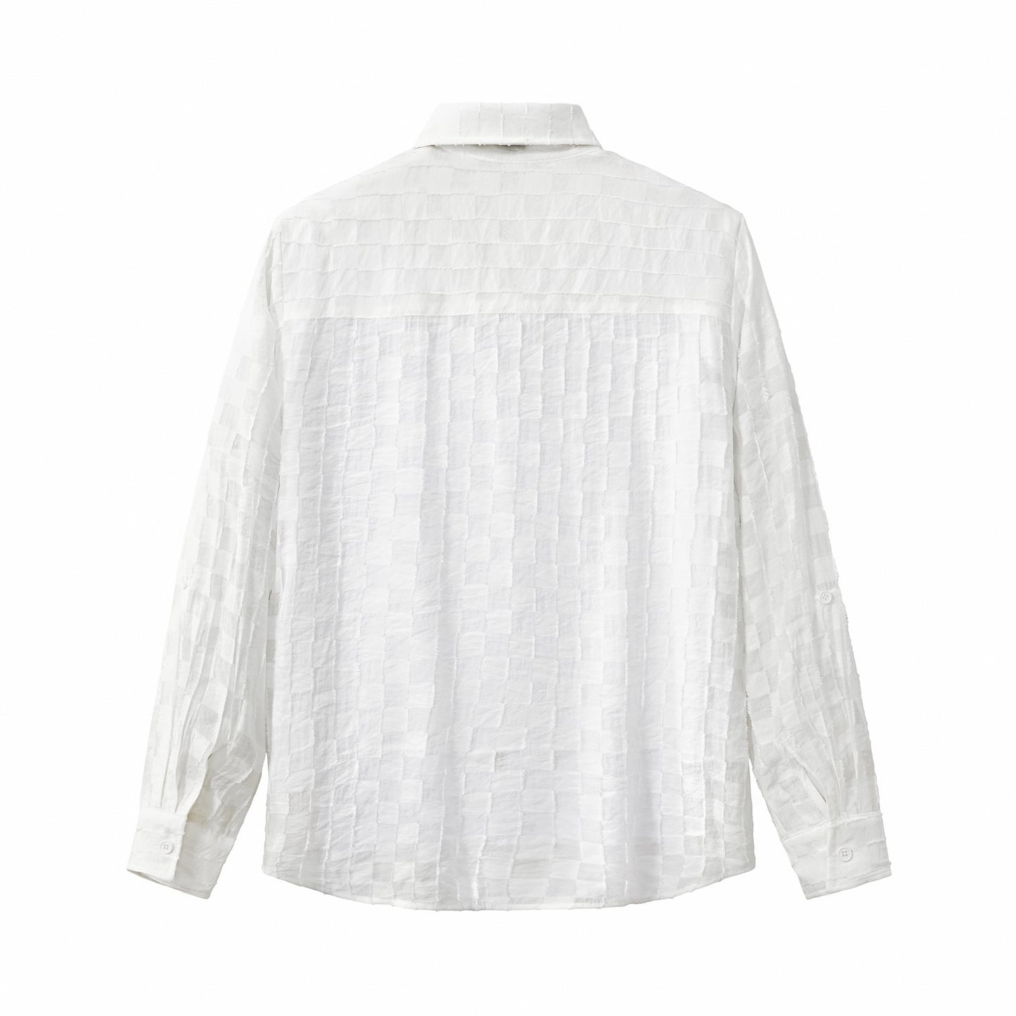Haven Textured Long Sleeve Shirt WHITE - My Men's Shop