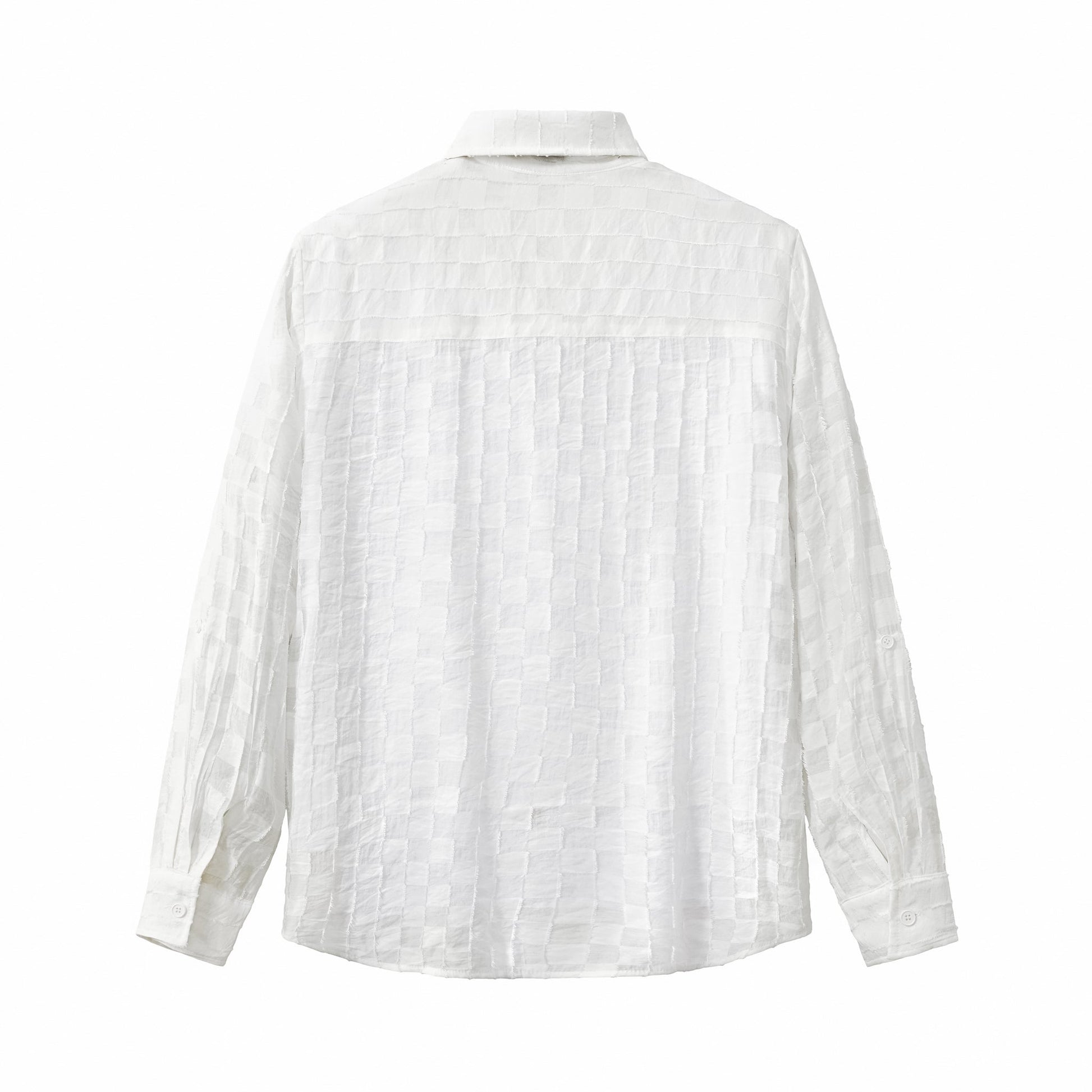 Haven Textured Long Sleeve Shirt WHITE - My Men's Shop