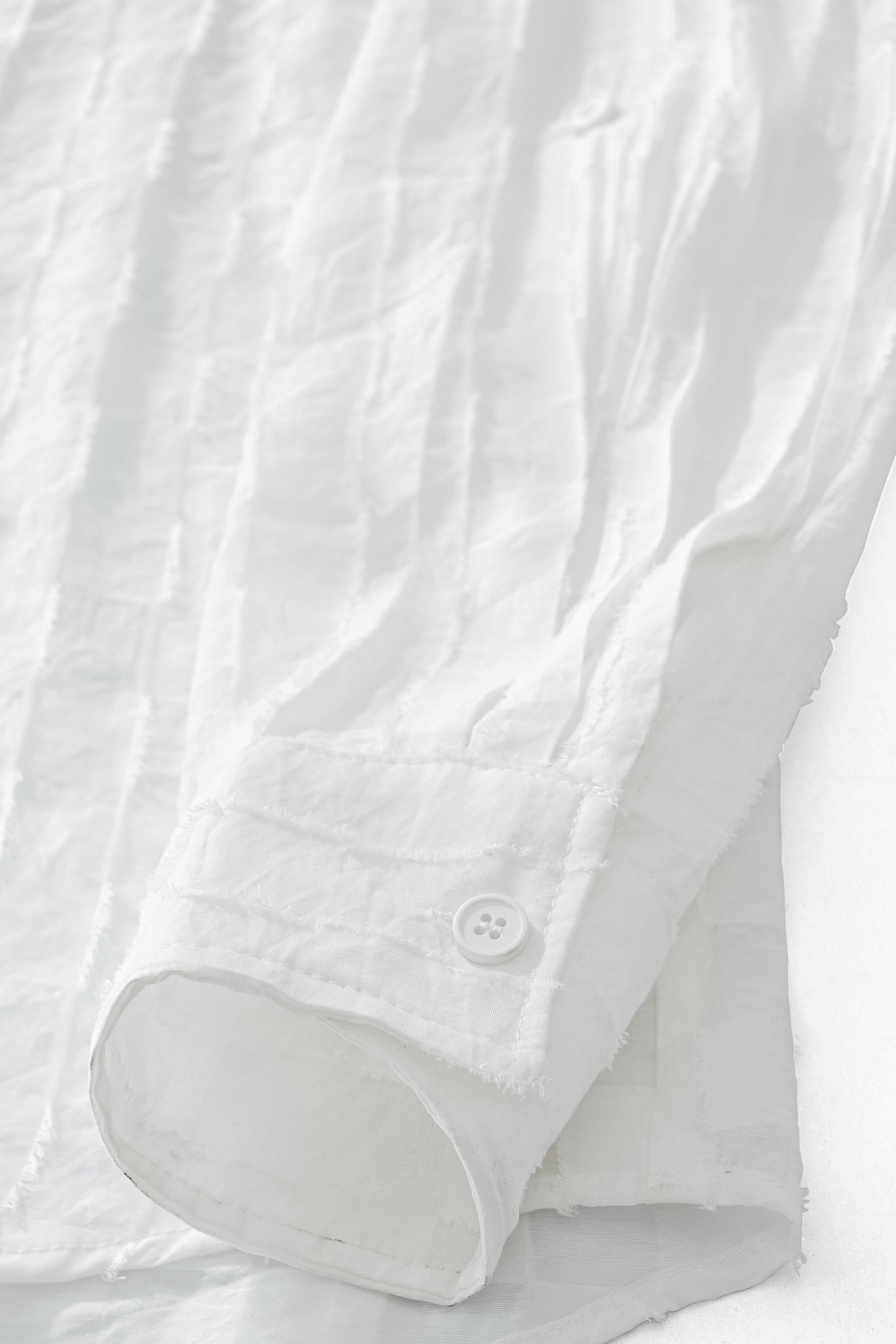 Haven Textured Long Sleeve Shirt WHITE - My Men's Shop