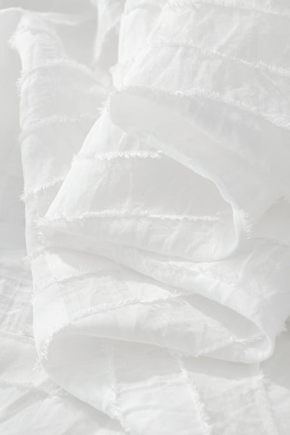 Haven Textured Long Sleeve Shirt WHITE - My Men's Shop