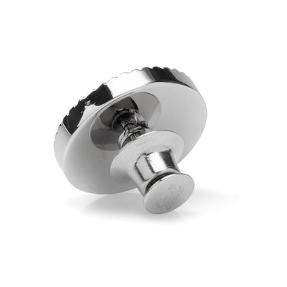 Stainless Steel Rope Border Round Engravable Lapel Pin - My Men's Shop