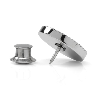 Stainless Steel Rope Border Round Engravable Lapel Pin