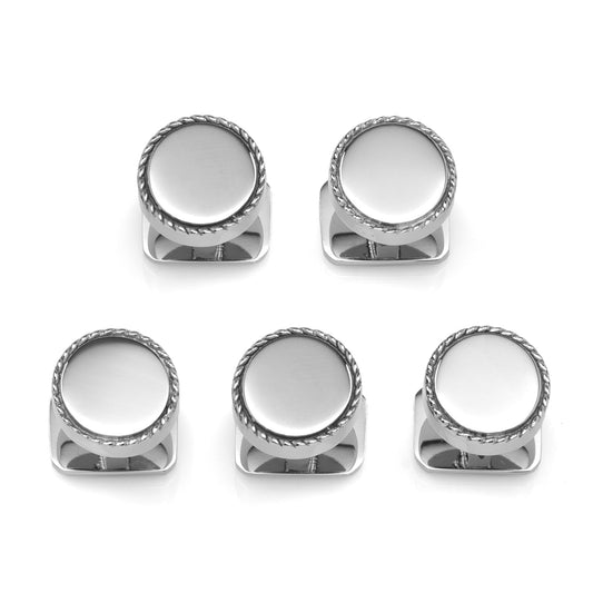 Tachuelas redondas de acero inoxidable con borde de cuerda