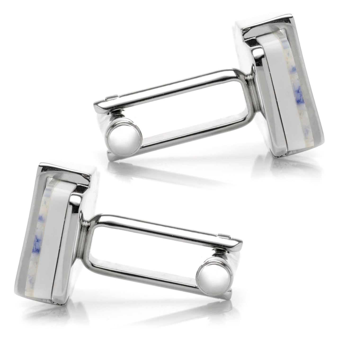 Checkered Cut Mother of Pearl Cufflinks - My Men's Shop