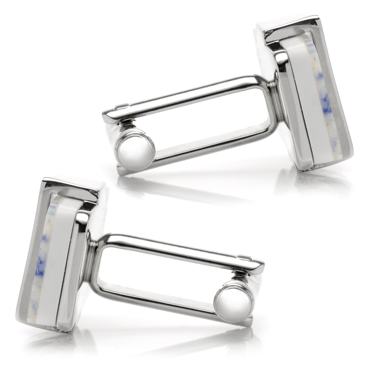 Checkered Cut Mother of Pearl Cufflinks - My Men's Shop