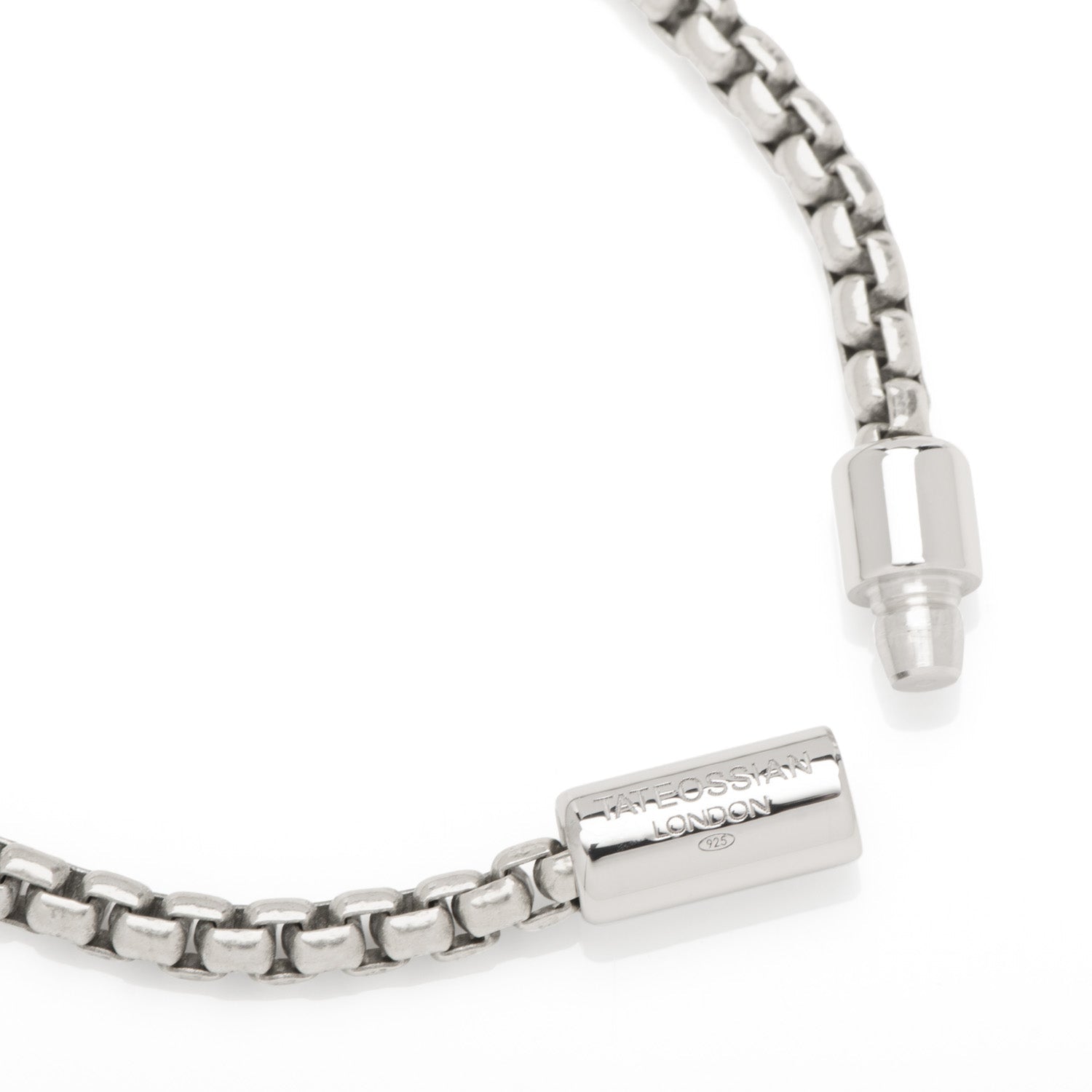 Sterling Silver Pop Sleek Bracelet (18cm) - My Men's Shop
