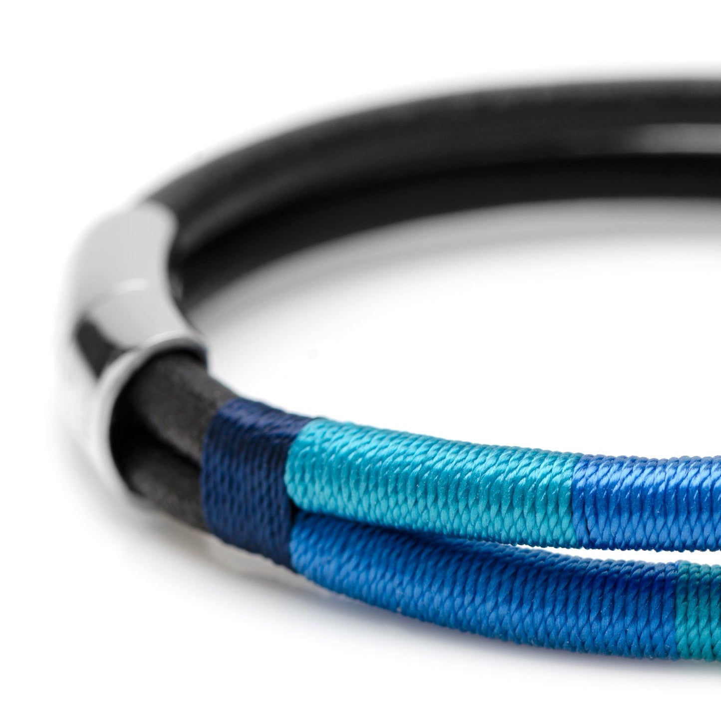 Cobra Masai Silver Bracelet Blue Tones 18cm - My Men's Shop