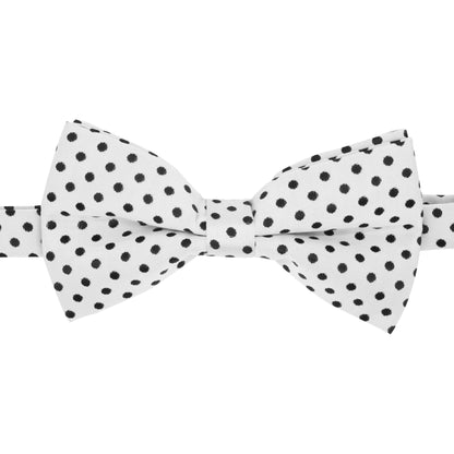 Turner White and Black Polkadot Bow Tie