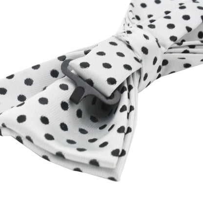 Turner White and Black Polkadot Bow Tie