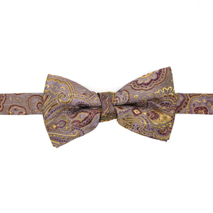 Luxury Paisley Tapestry Lavender Bow Tie