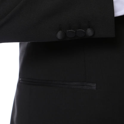 Bronson Black Slim Fit Notch Lapel Tuxedo