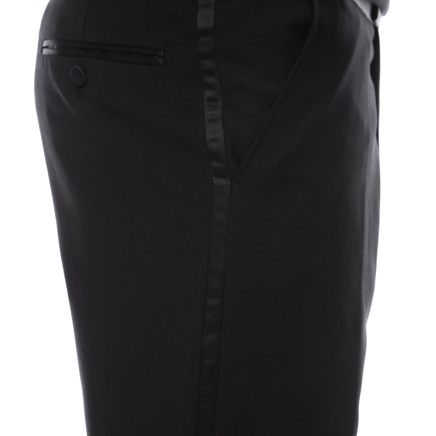 Bronson Black Slim Fit Notch Lapel Tuxedo