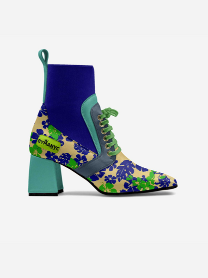 BYMANYC ® NYC Times Square Pulse: Botines Veganos de Lujo Intenso para Mujer