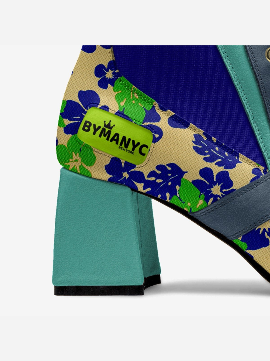 BYMANYC ® NYC Times Square Pulse: Botines Veganos de Lujo Intenso para Mujer