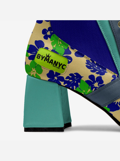 BYMANYC ® NYC Times Square Pulse: Botines Veganos de Lujo Intenso para Mujer