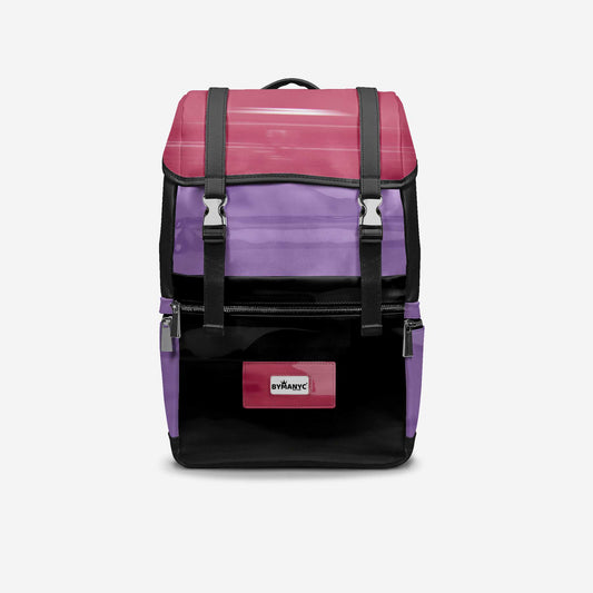 BYMANYC ® New York – NYC COUTURE Backpack in Berry & Violet Storm - My Men's Shop